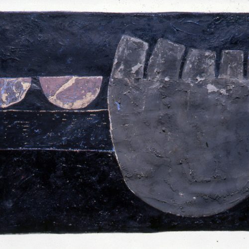 'Askerswell Hoard' 1982 Gouache on paper 58.4 x 76.2 cm by Brian Rice